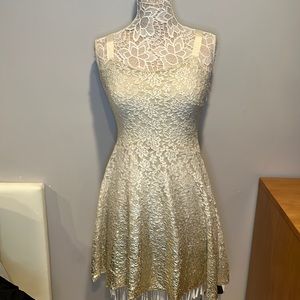 Free People beautiful lace dress with adjustable straps